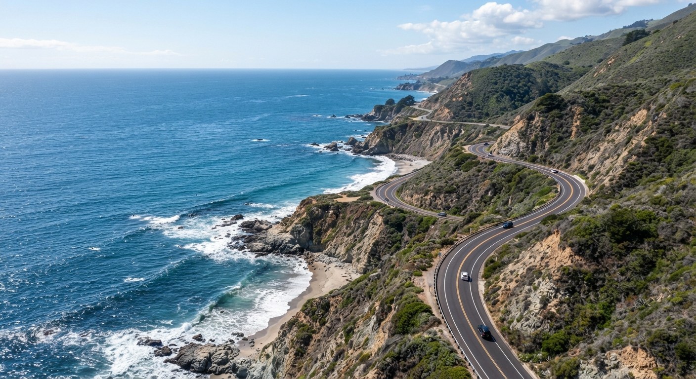 Road connections across a transportation region